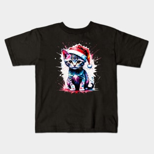 Christmas Kitty Kids T-Shirt